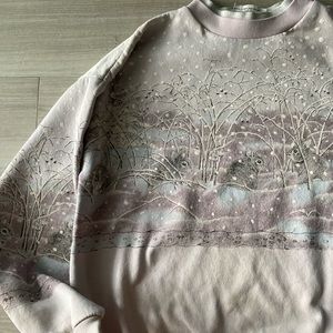 Adorable bunny snow sweater